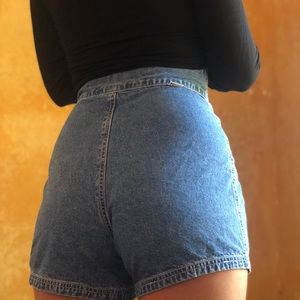 Denim shorts